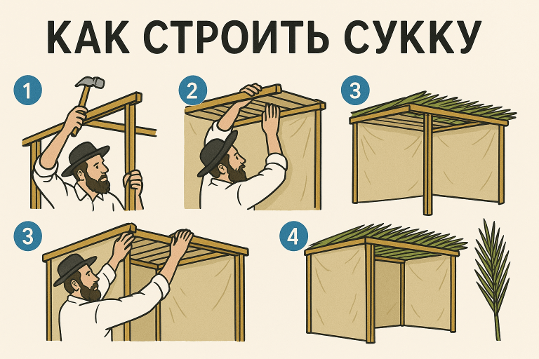 Как построить Сукку? Подробная инструкция для начинающих